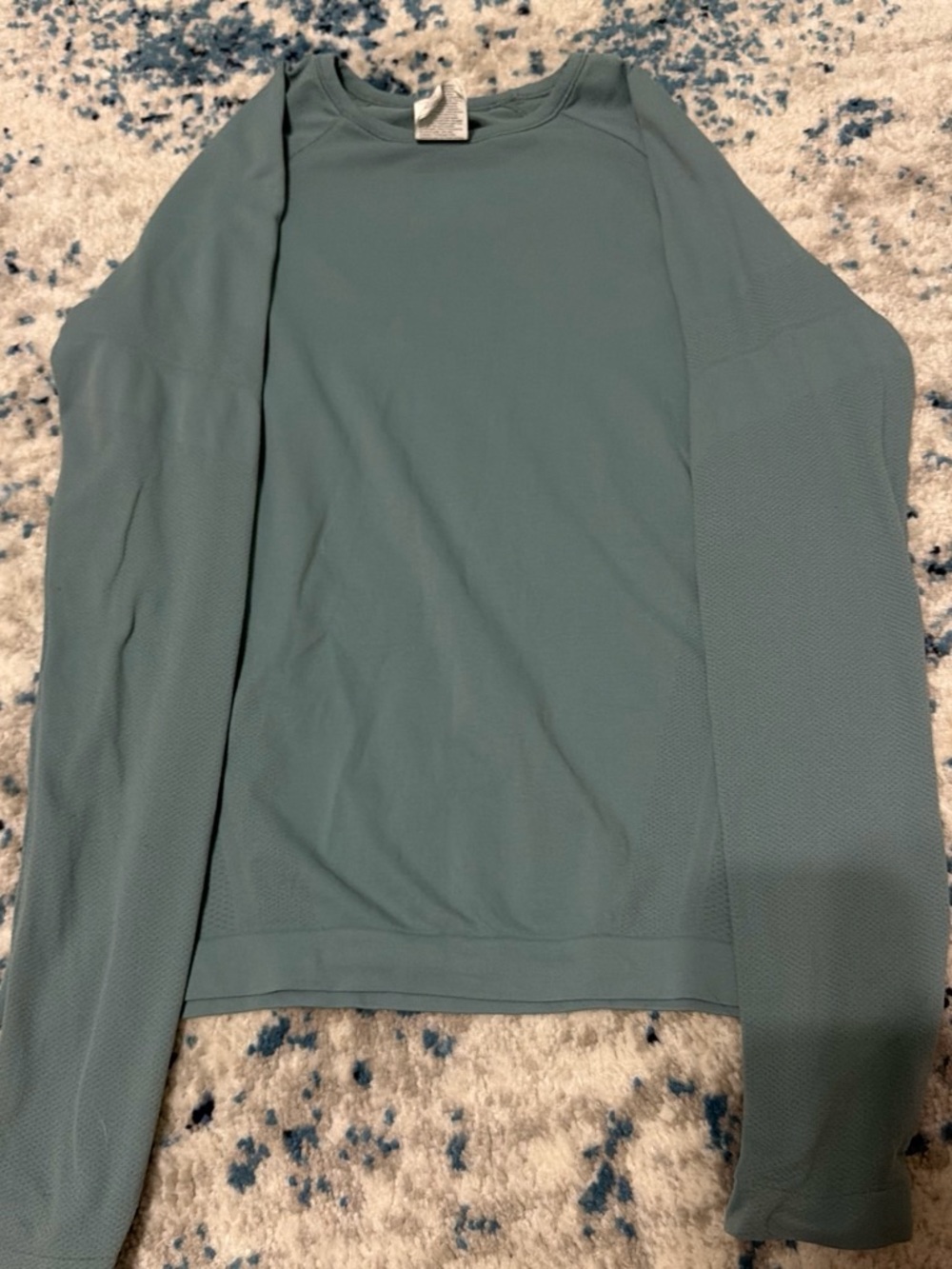 Athleta Long Sleeve Tee in Dusty Teal